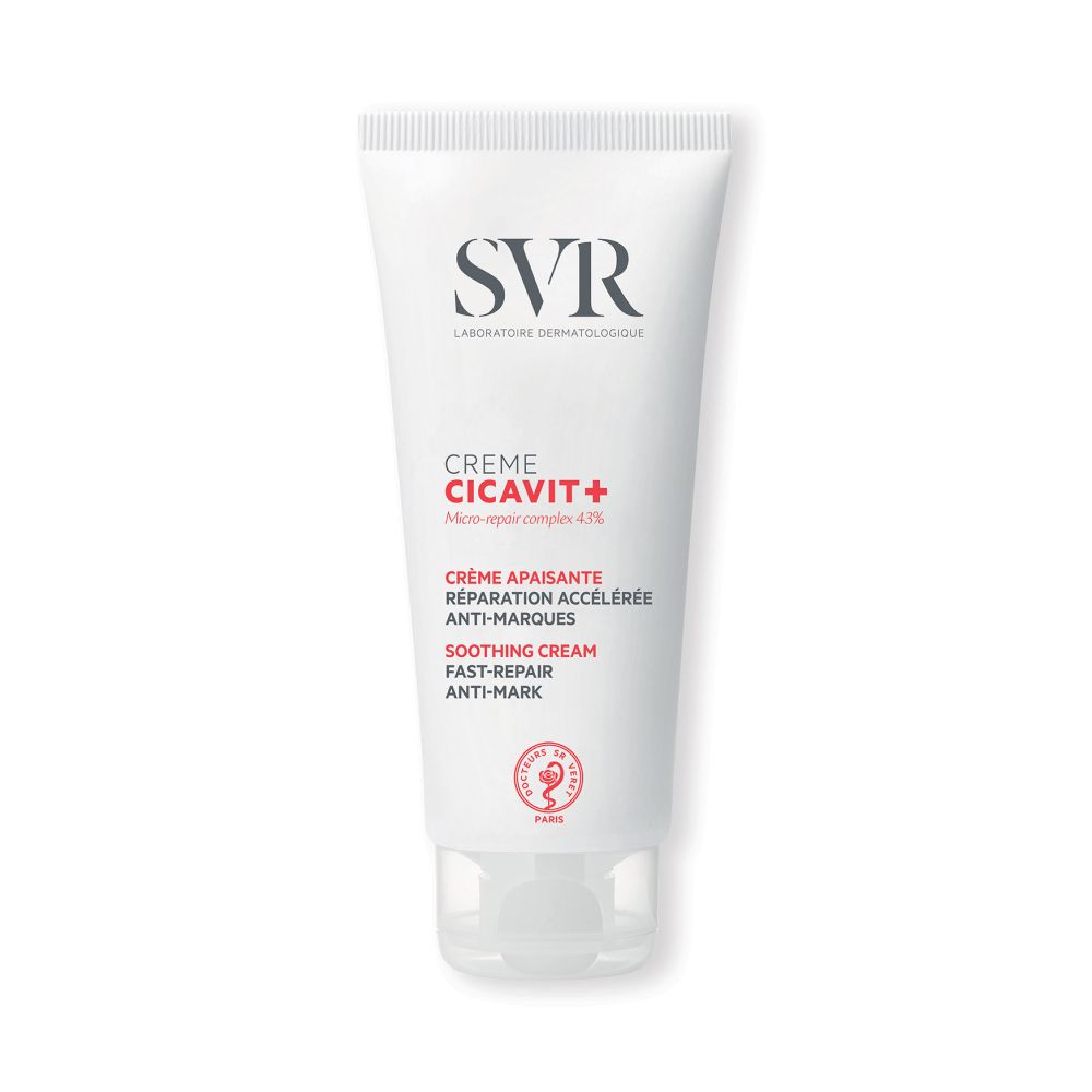 SVR CICAVIT+ Crème tube. Franse tekst. Voor geïrriteerde huid. 100ml.