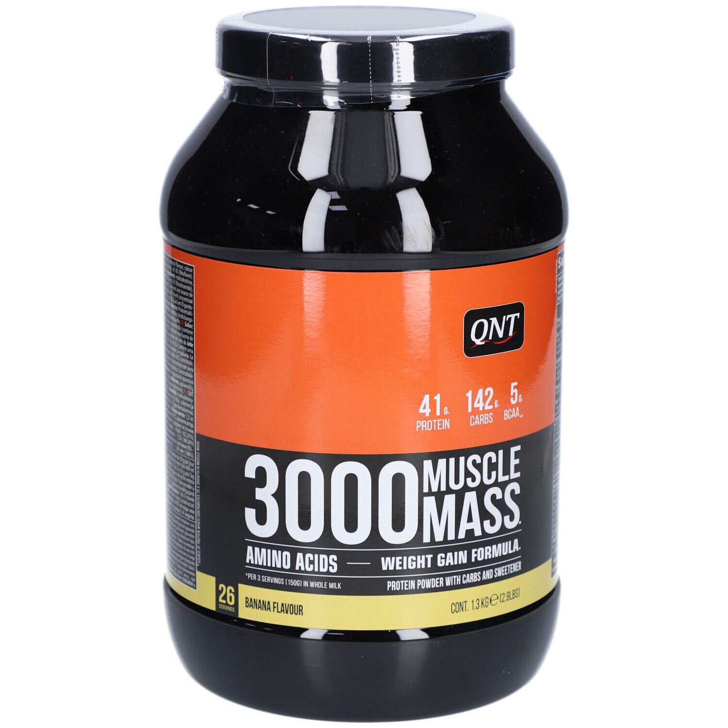QNT 3000 Muscle Mass Banana 1,3 kg Pulver