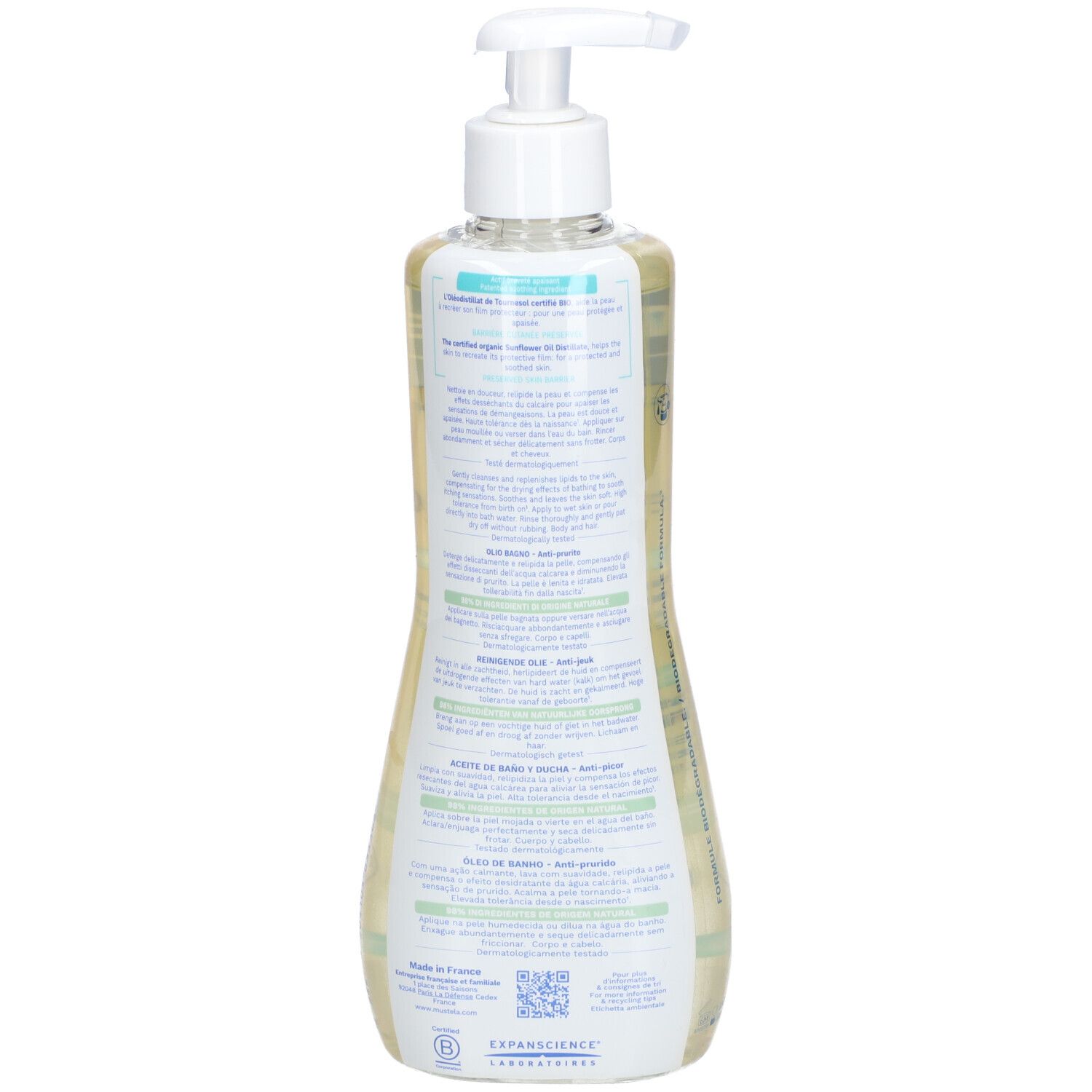 Mustela Stelatopia Olio Lavante 500 Ml