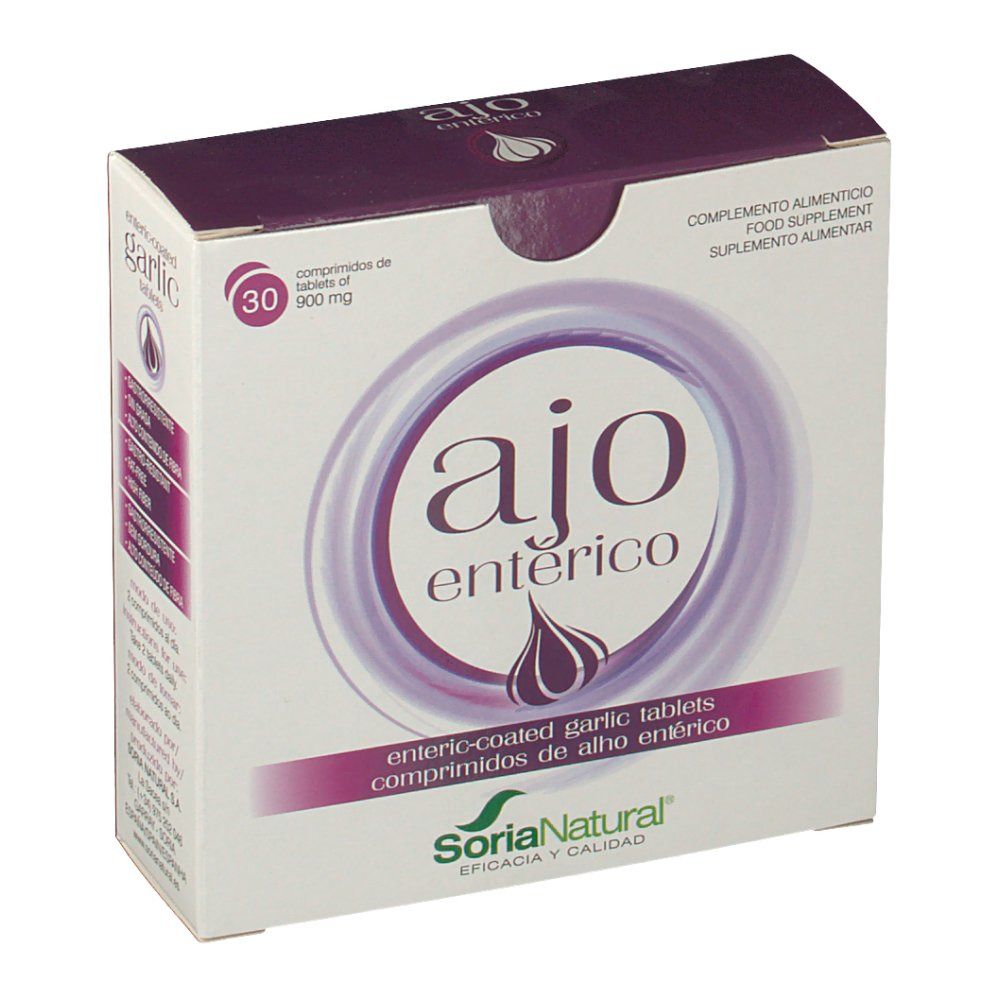 Soria Natural 01-S Enteric Knoblauch Ail 900 mg