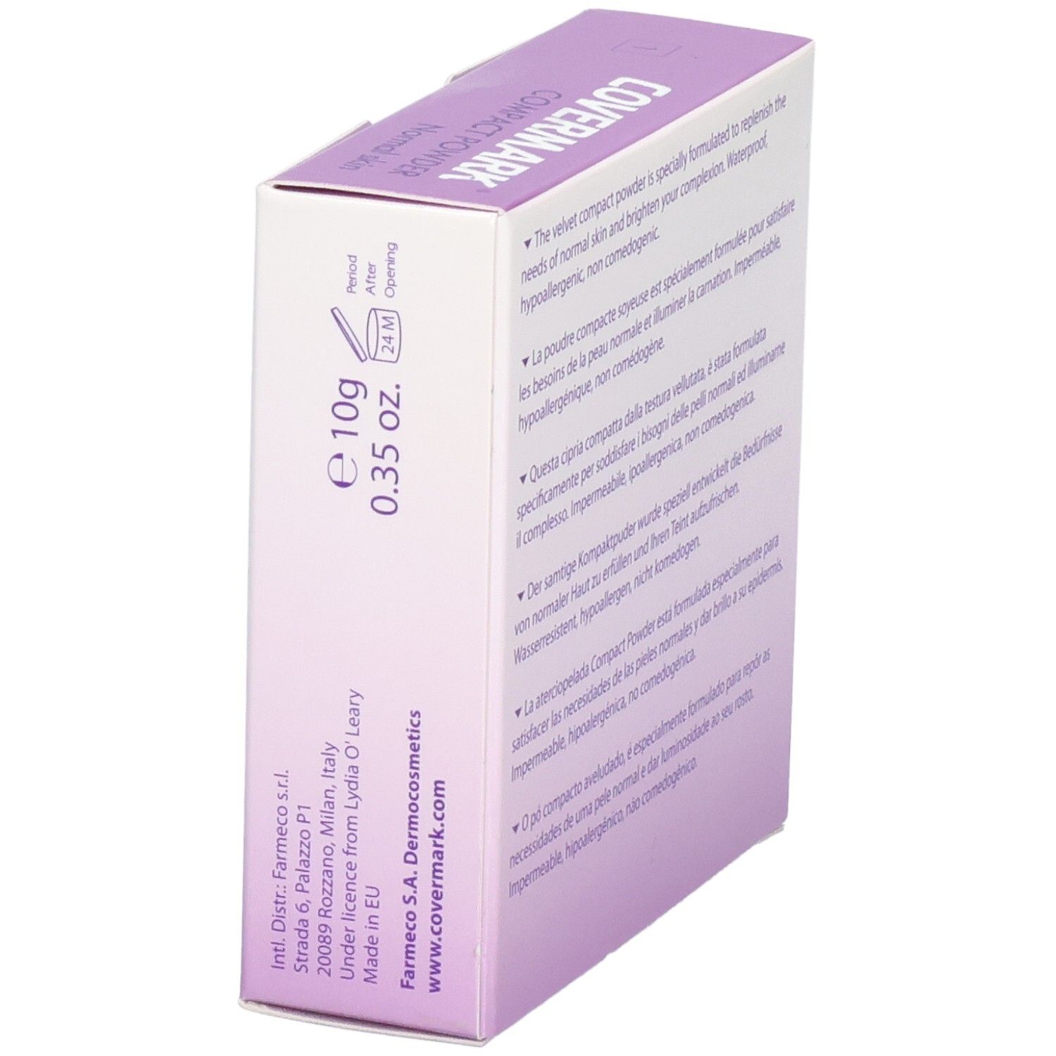 Covermark Kompaktpuder-Verpackung, 10g/0.35 oz.