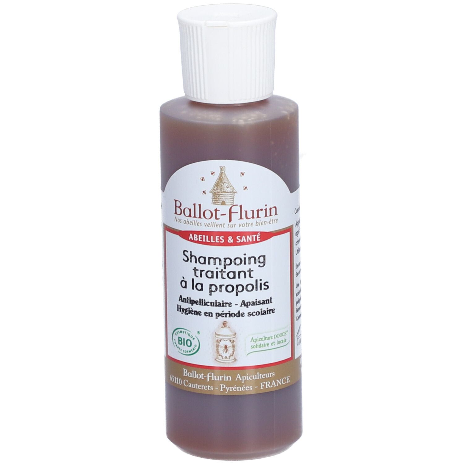 Ballot-Flurin Shampoing Anti-Pelliculaire Et Apaisant A La Propolis Flacon 125ml 125 ml Shampoo