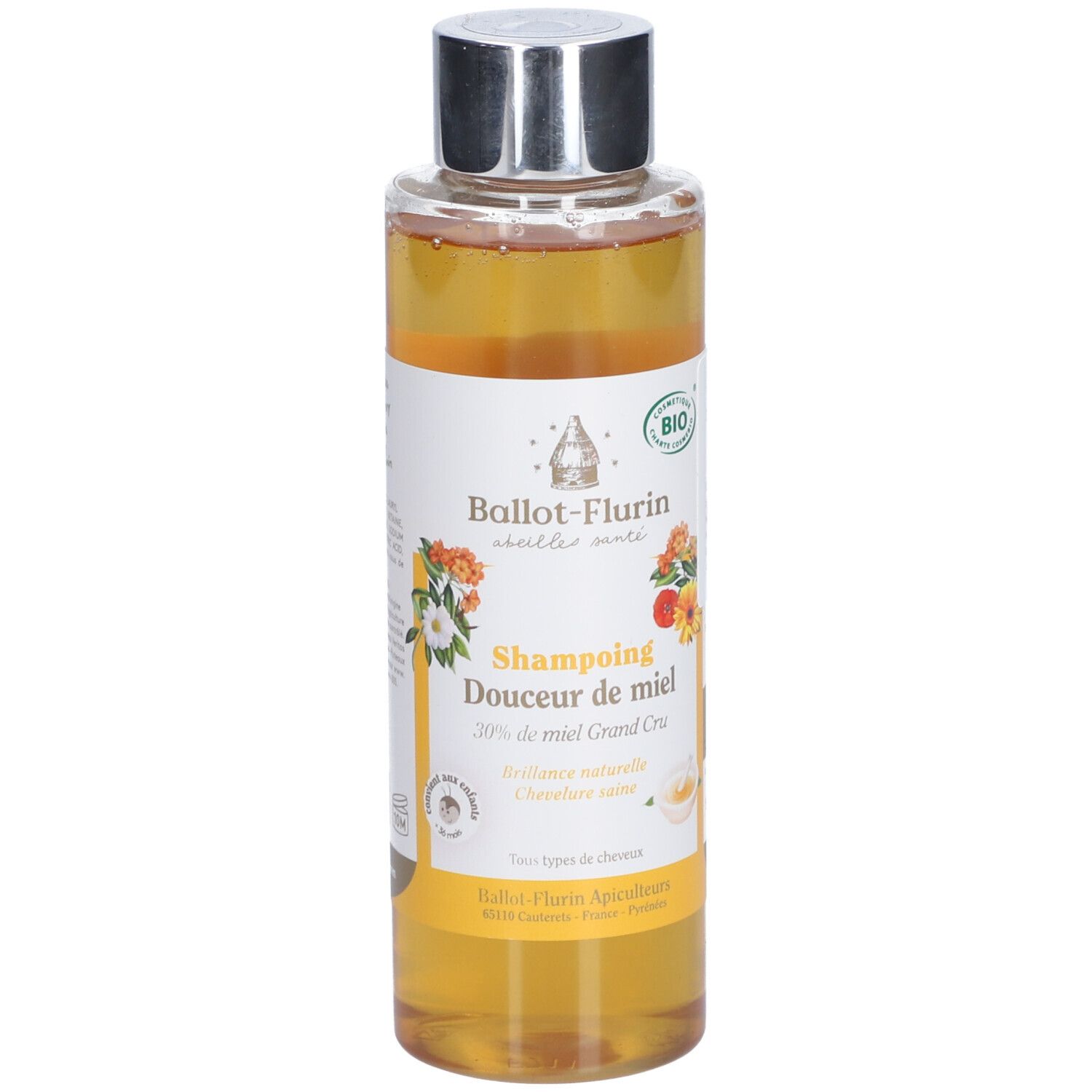 Ballot-Flurin Shampoing Douceur De Miel Tous Types Cheveux Flacon 250ml 250 ml Shampoo