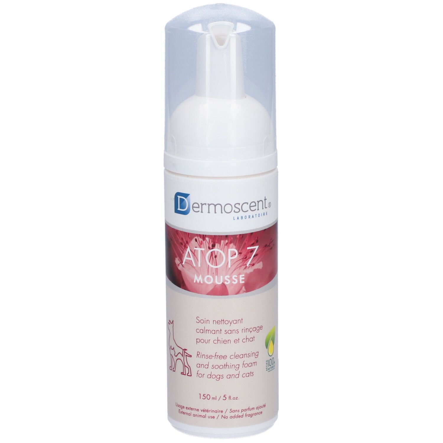 Dermoscent Atop 7 Mousse Hond & Kat 150 ml Schaum