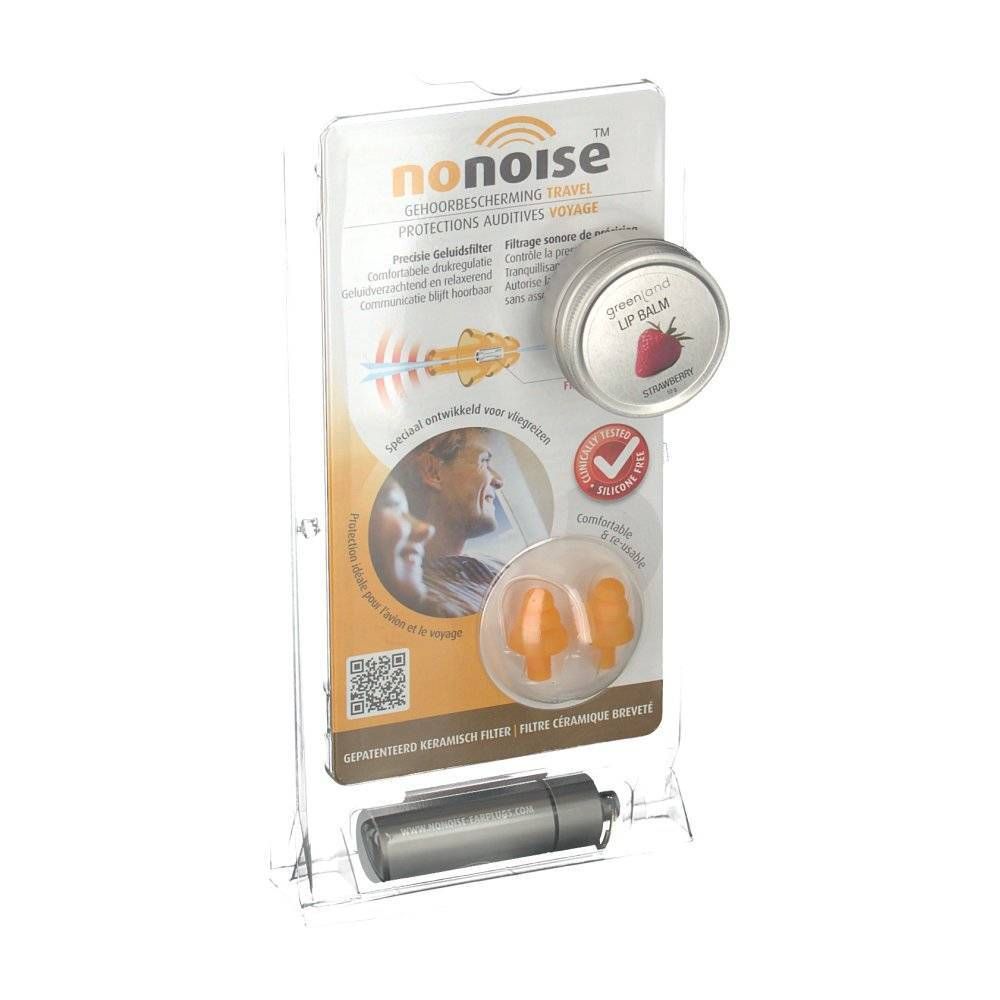 NoNoise Protection Auditive Voyage + Lèvres Fraise Edition Limitée