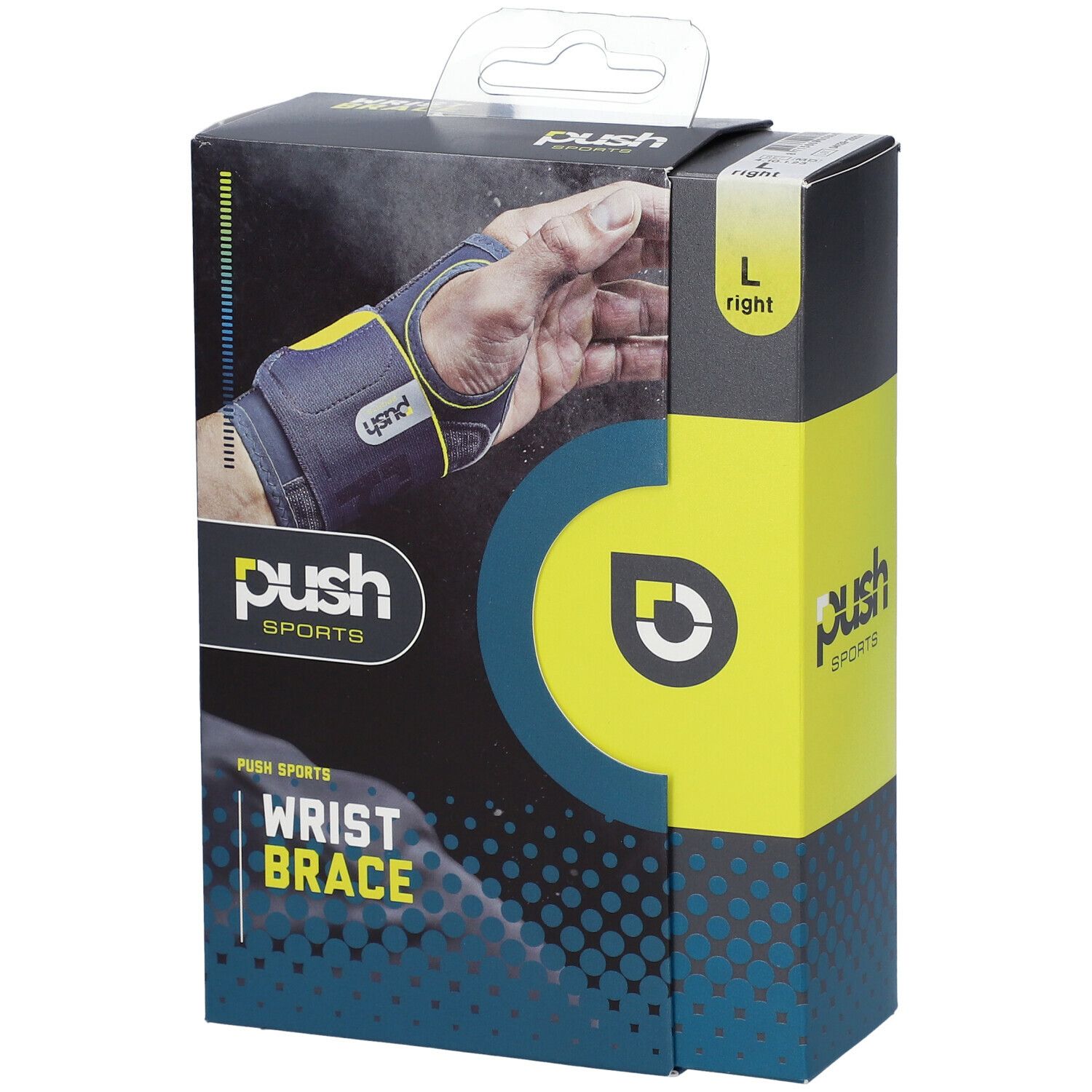 push Sports Wrist Brace Droit Large 18-20,5 cm