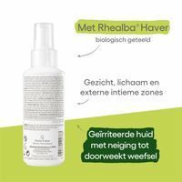 A-Derma Cytelium Spray. Fles met informatie. Tekst over ingrediënten en gebruik.