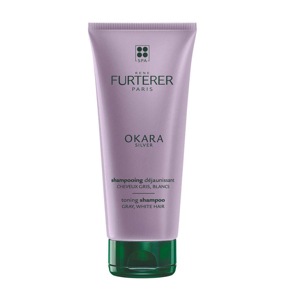 René Furterer Okara Silver Ontgelende paarse Shampoo | Grijs wit of platinablond haar 200