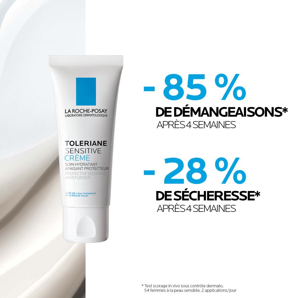 Dos du tube. Texte : 40 ml/39 g. Texte : Répare et protège la barrière cutanée. 0% alcool.