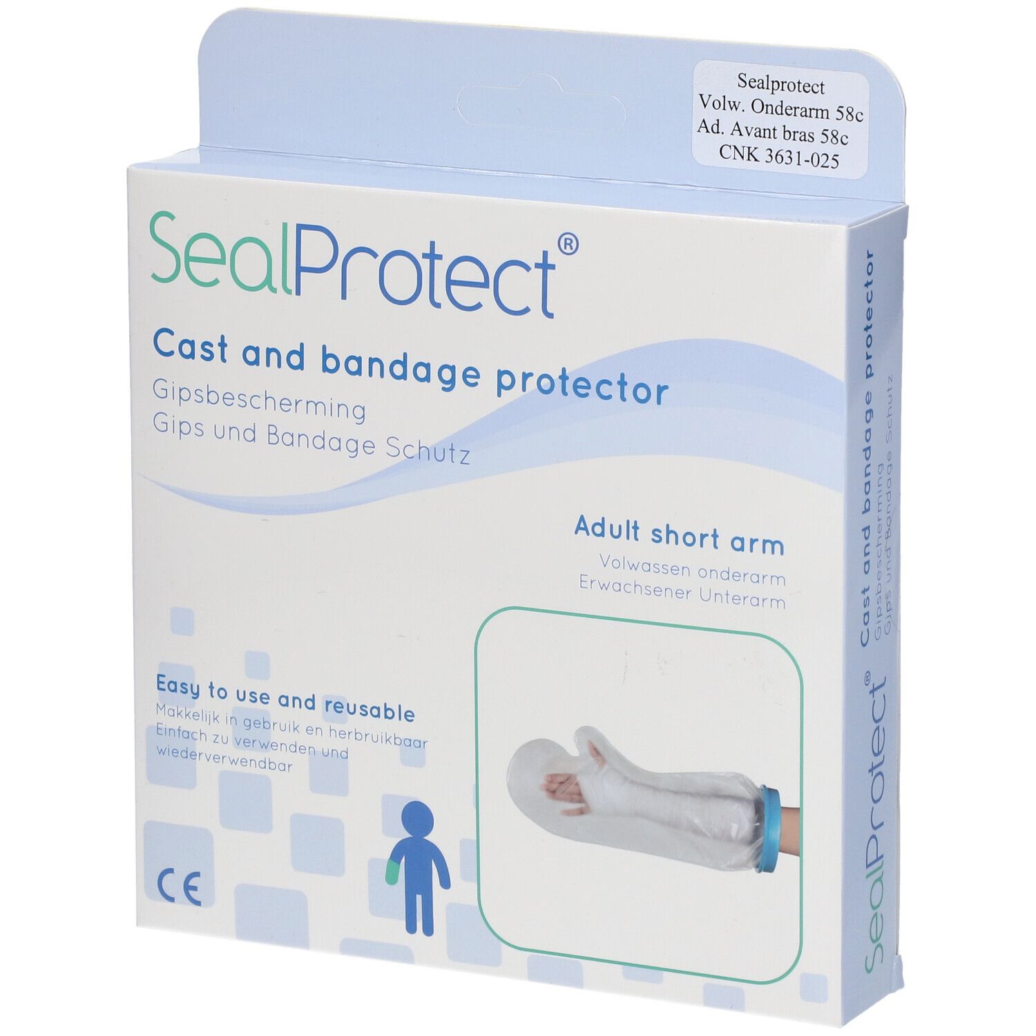 Sealprotect Beschermhoes Volwassene Onderarm 58 cm 1