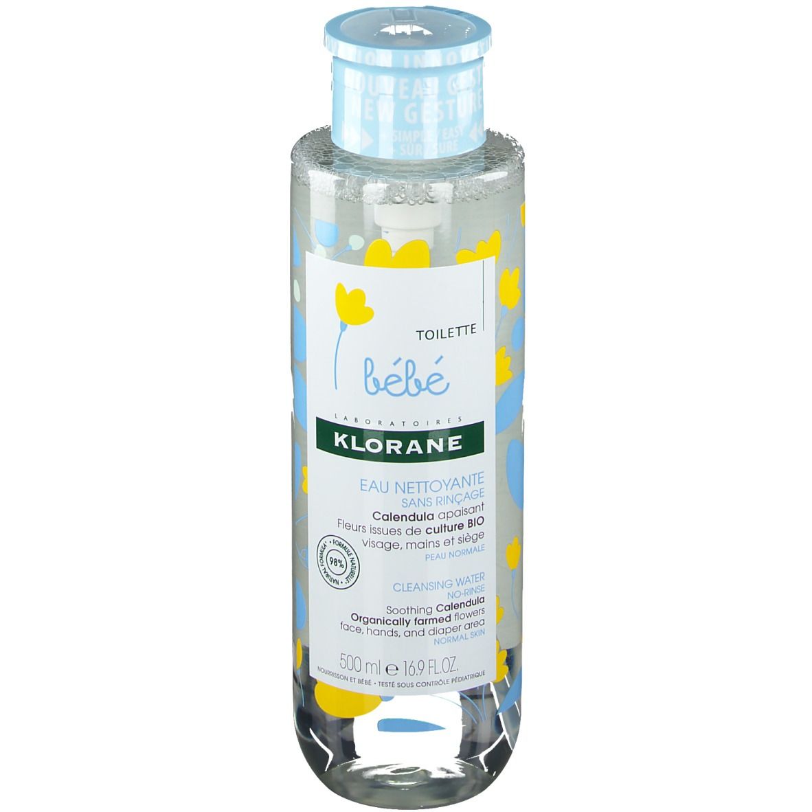 Klorane Baby Reinigingswater 500 ml Lösung