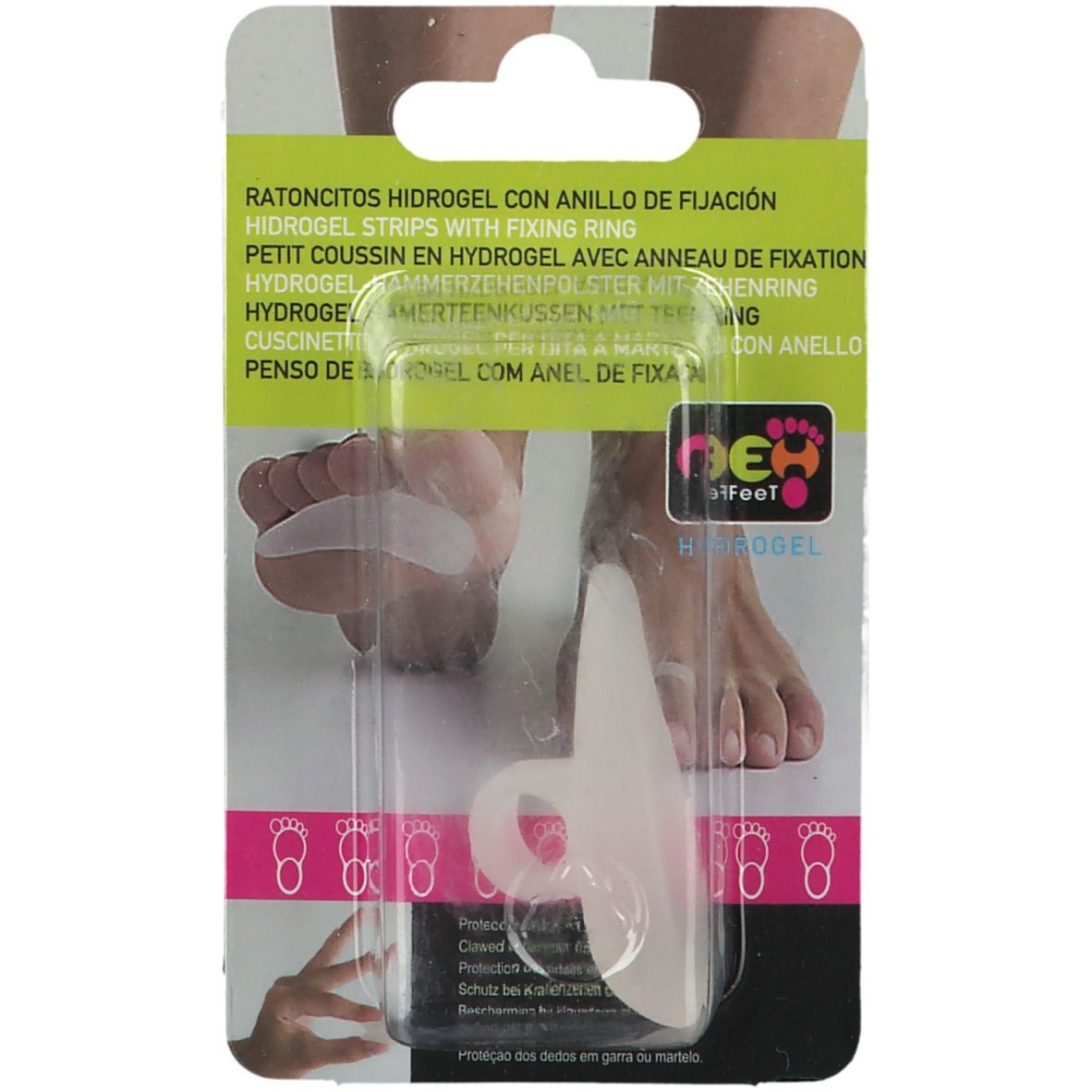 NEH Feet Hydrogel Coussin Orteil Gauche Taille 35-38