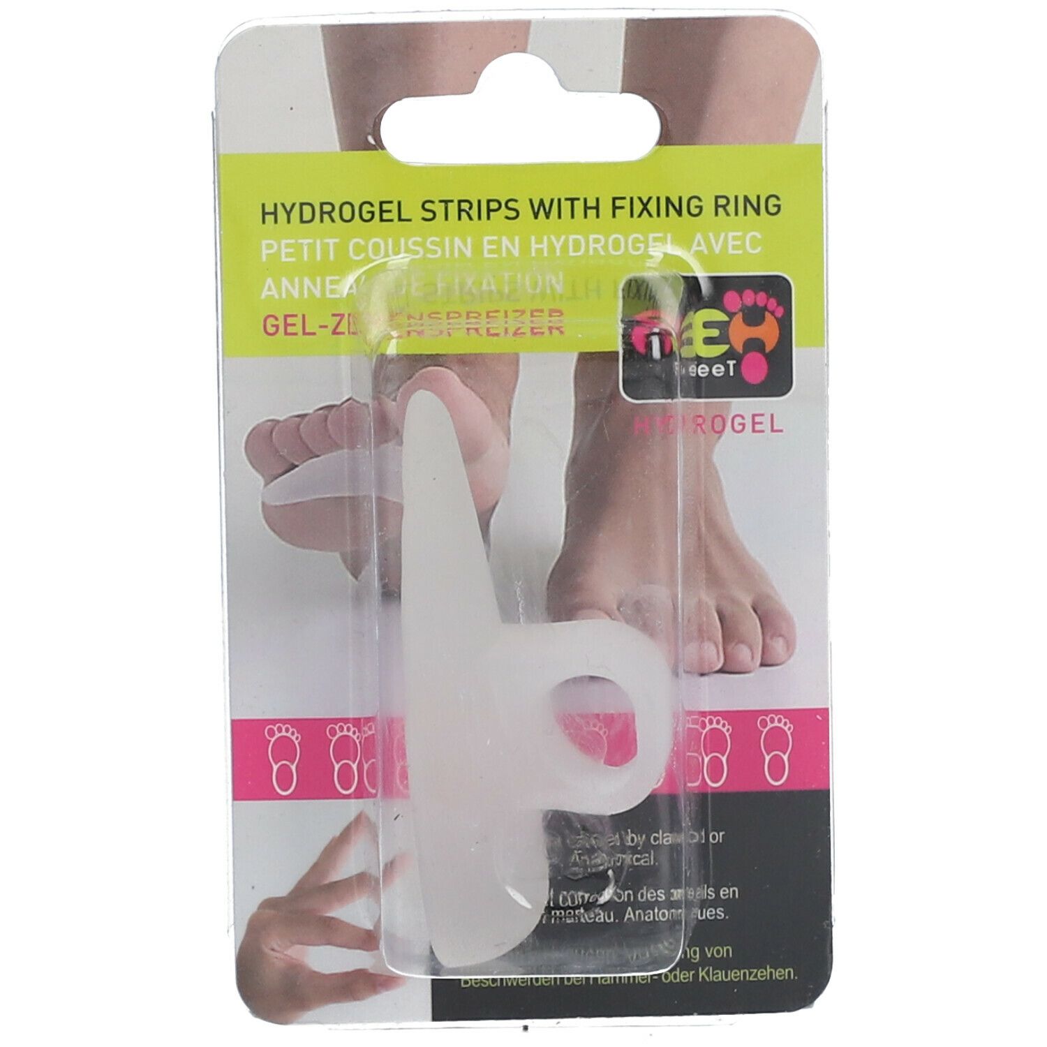 NEH Feet Hydrogel Coussin Orteil Droite Taille 43-46