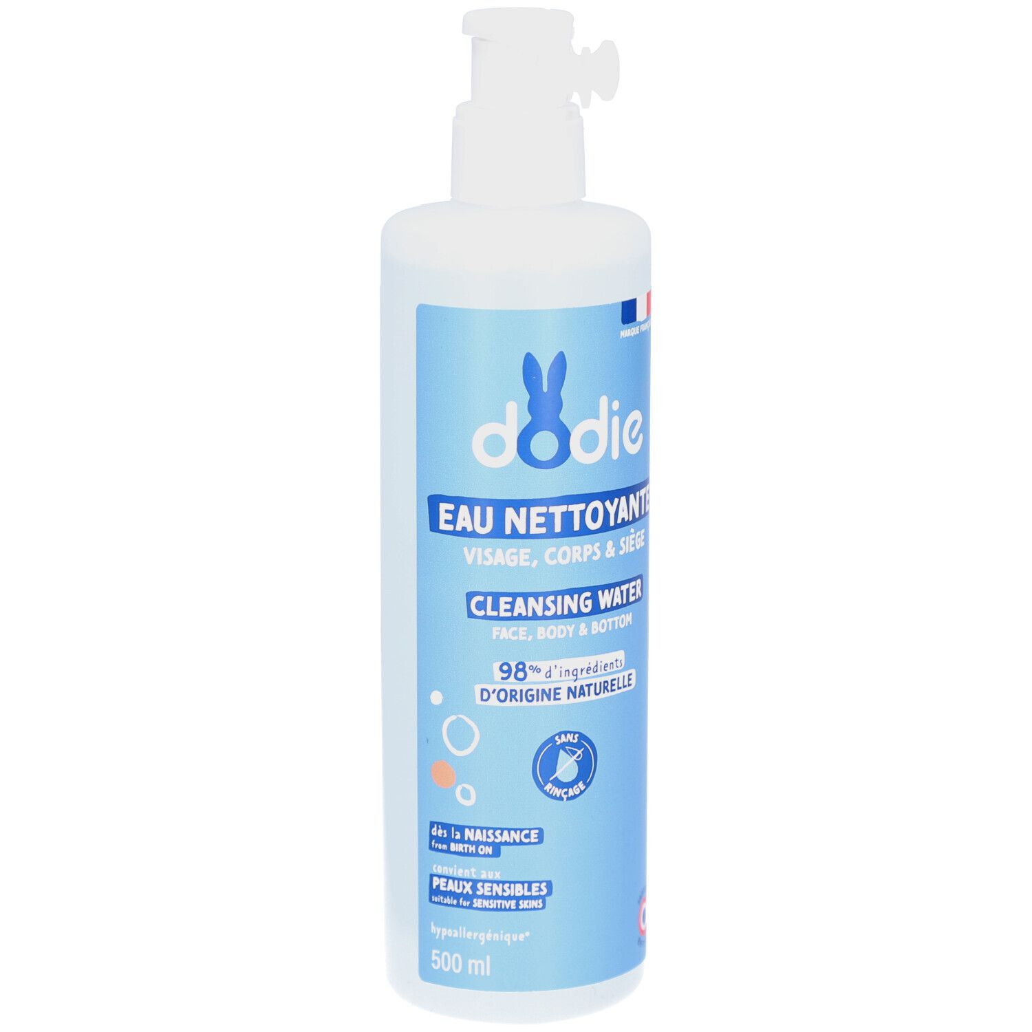 Dodie Reinigend Water 3-In-1 500 ml Gesichtswasser