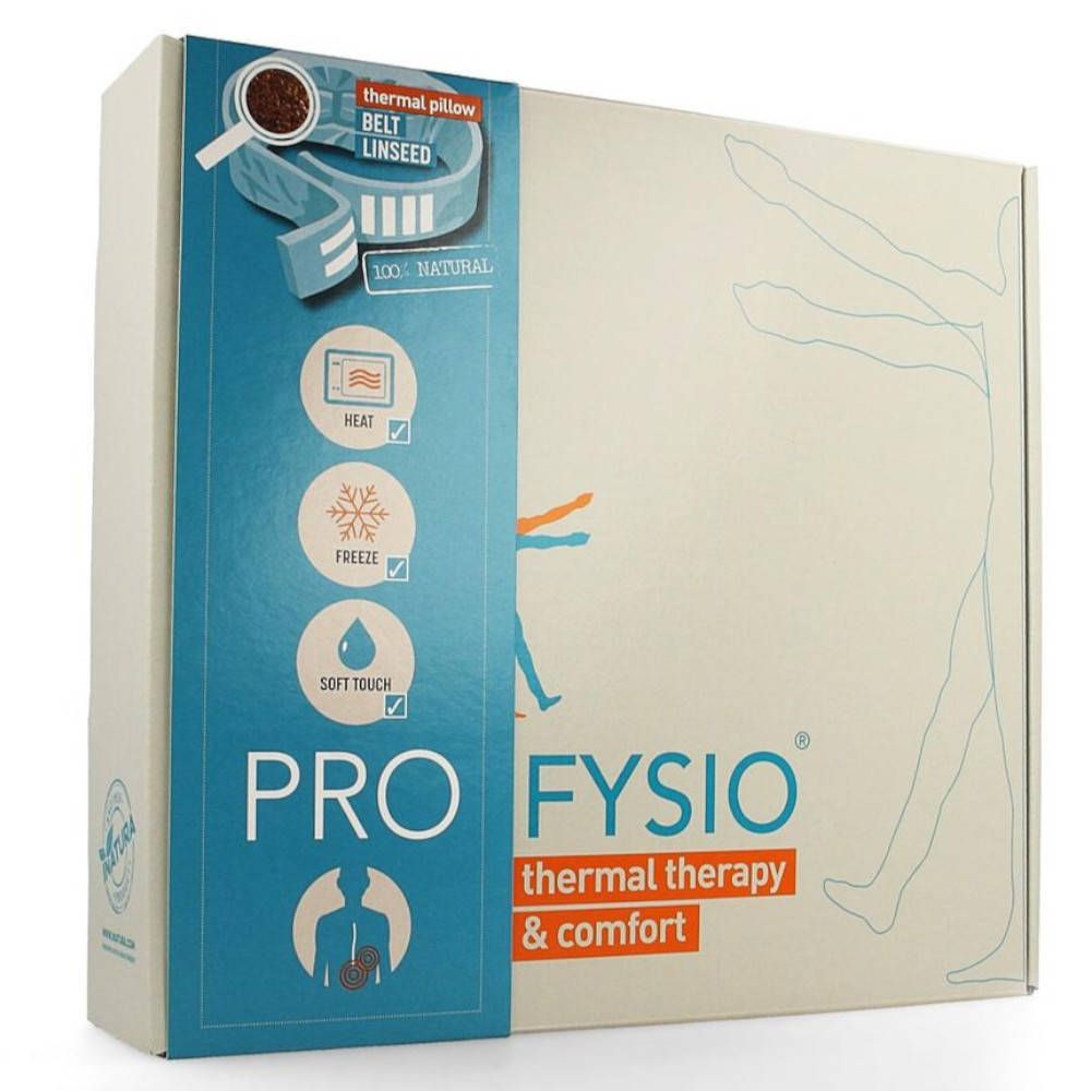 proFysio Coussin Graine de Lin Ceinture - Dos 125 x 21 cm