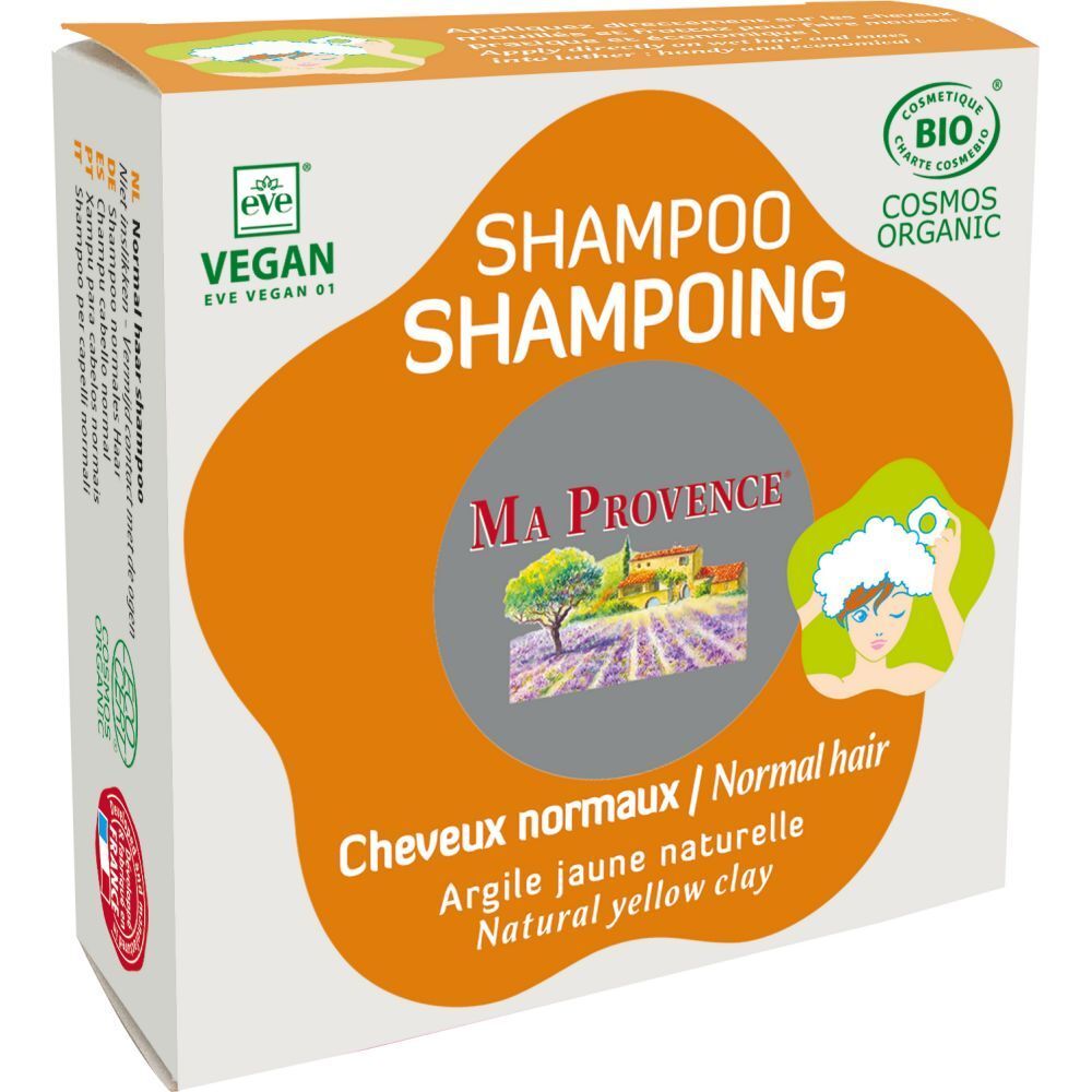 MA Provence® Shampoing solide bio Cheveux Normaux
