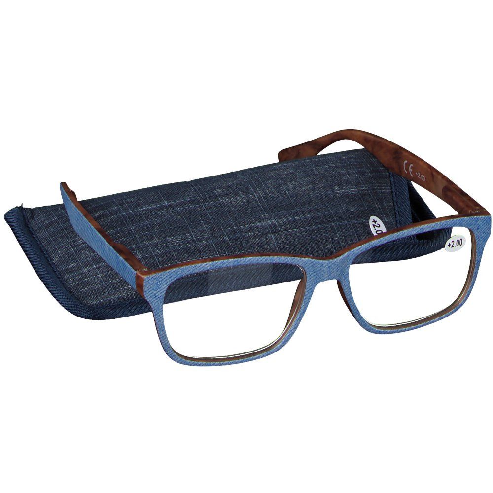 Pharma Glasses Lunettes de lecture Palerma Jeans + 2.00