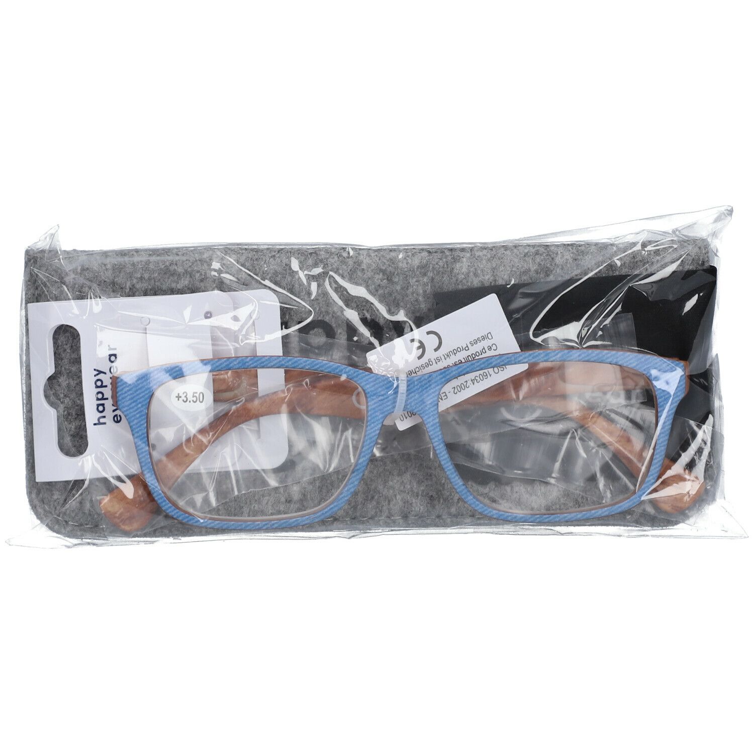 pharmaGLASSES® Lunettes de lecture Palerma Jeans +3,50
