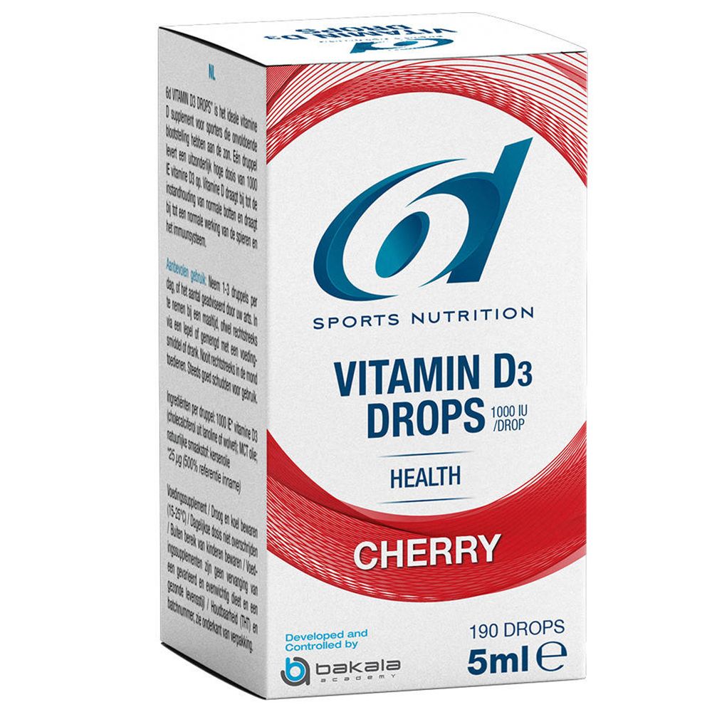 6D Sports Nutrition Vitamine D Cherry