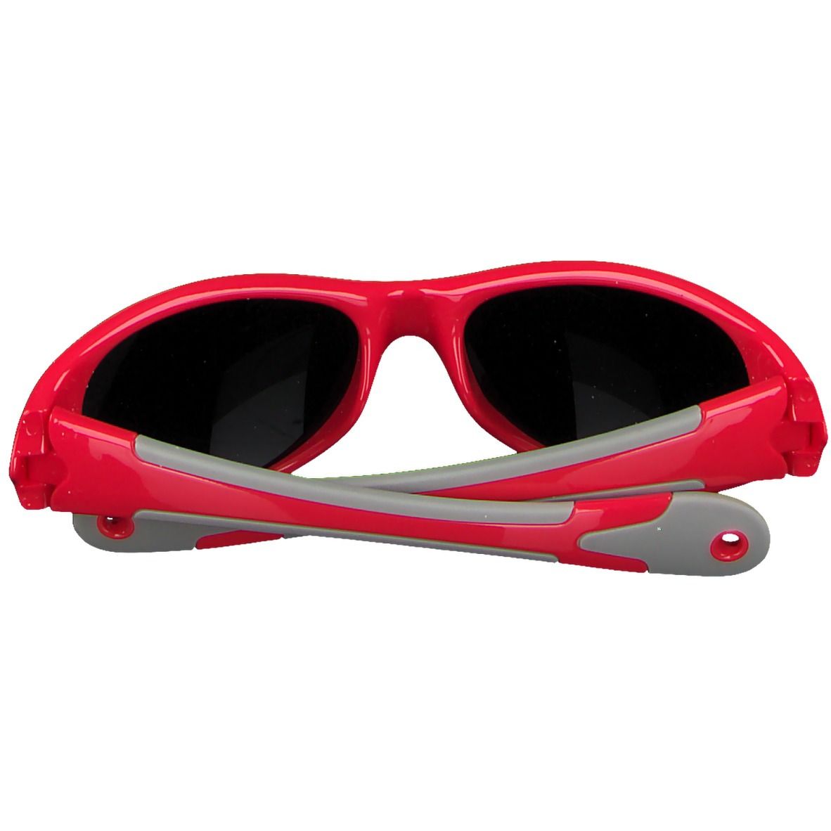 Sonnenbrille für Kinder Rot-Grau 4–12 Jahre