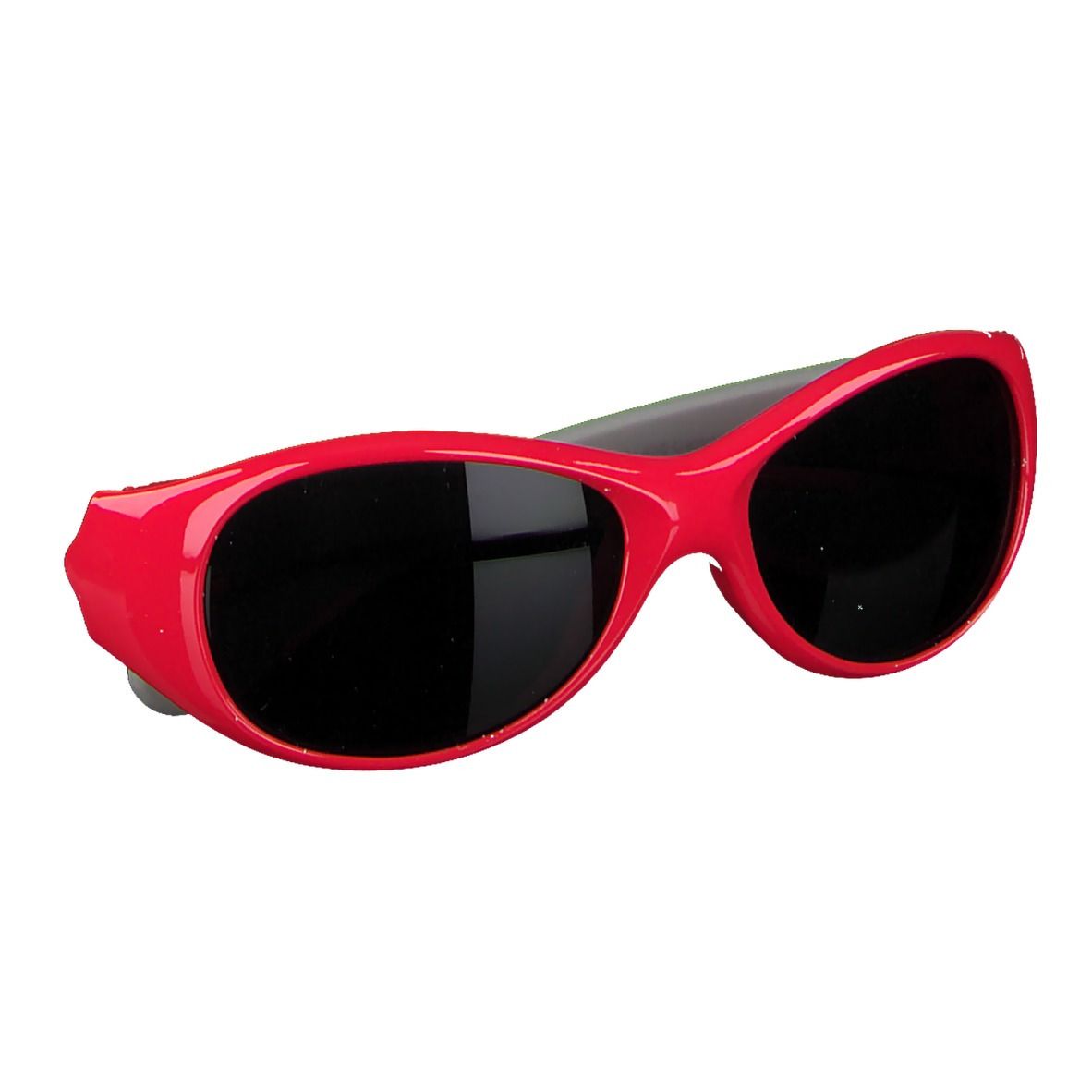 Sonnenbrille für Kinder Rot-Grau 4–12 Jahre