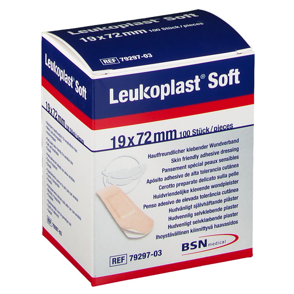 Leukoplast® Soft Pansement 19 x 72 mm