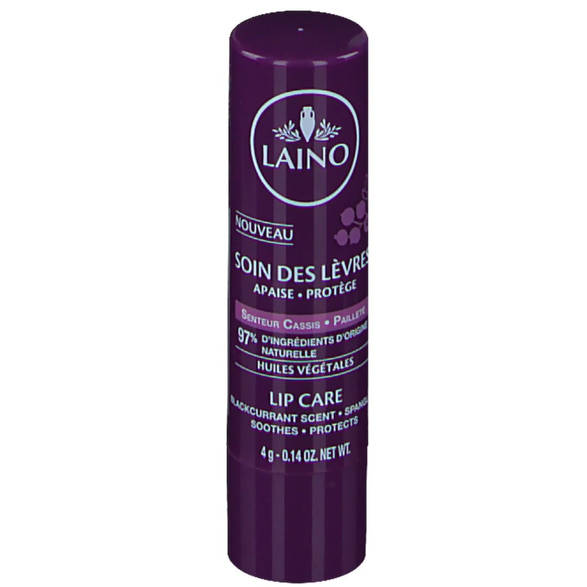 Laino Soin des lèvres brillant Cassis