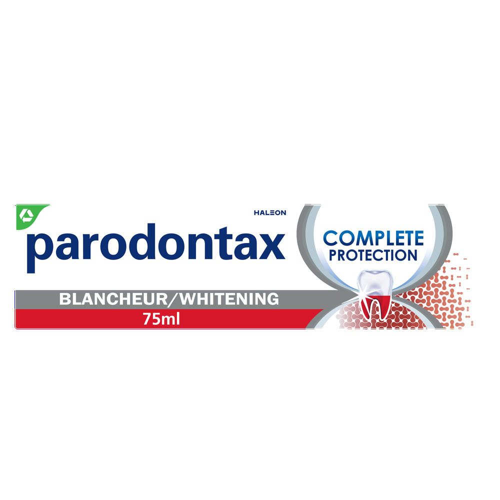 Tube de dentifrice. Parodontax Complete Protection, blanchiment. 75ml.