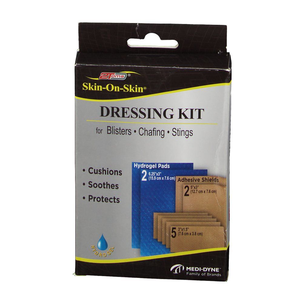 MEDI-DYNE™ 2Toms® Skin-On-Skin® Dressing Kit für Blasen, Schlürfwunden und Stiche