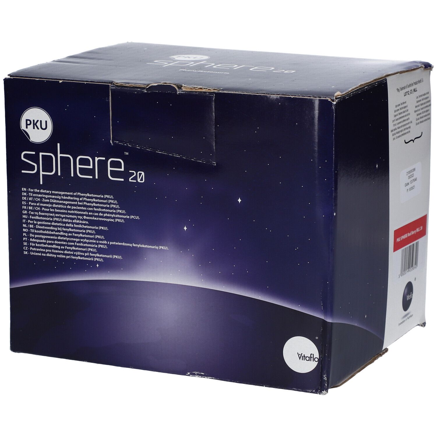 Vitaflo PKU Sphere 20 Rode Vruchten 30x35 Zakje