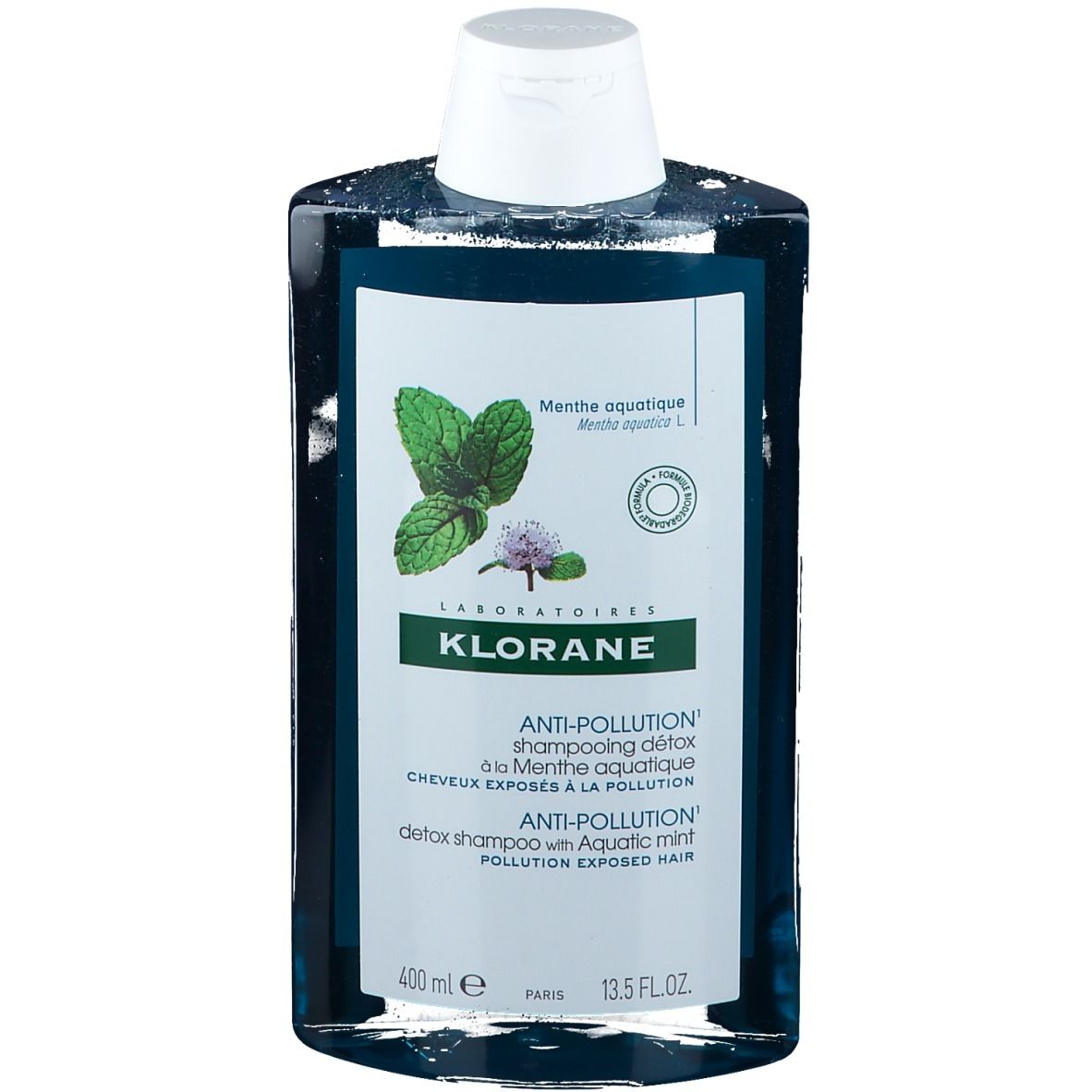 Klorane AntiPollution Detox Shampoo Aquatic Mint 400ml 400 ml shop