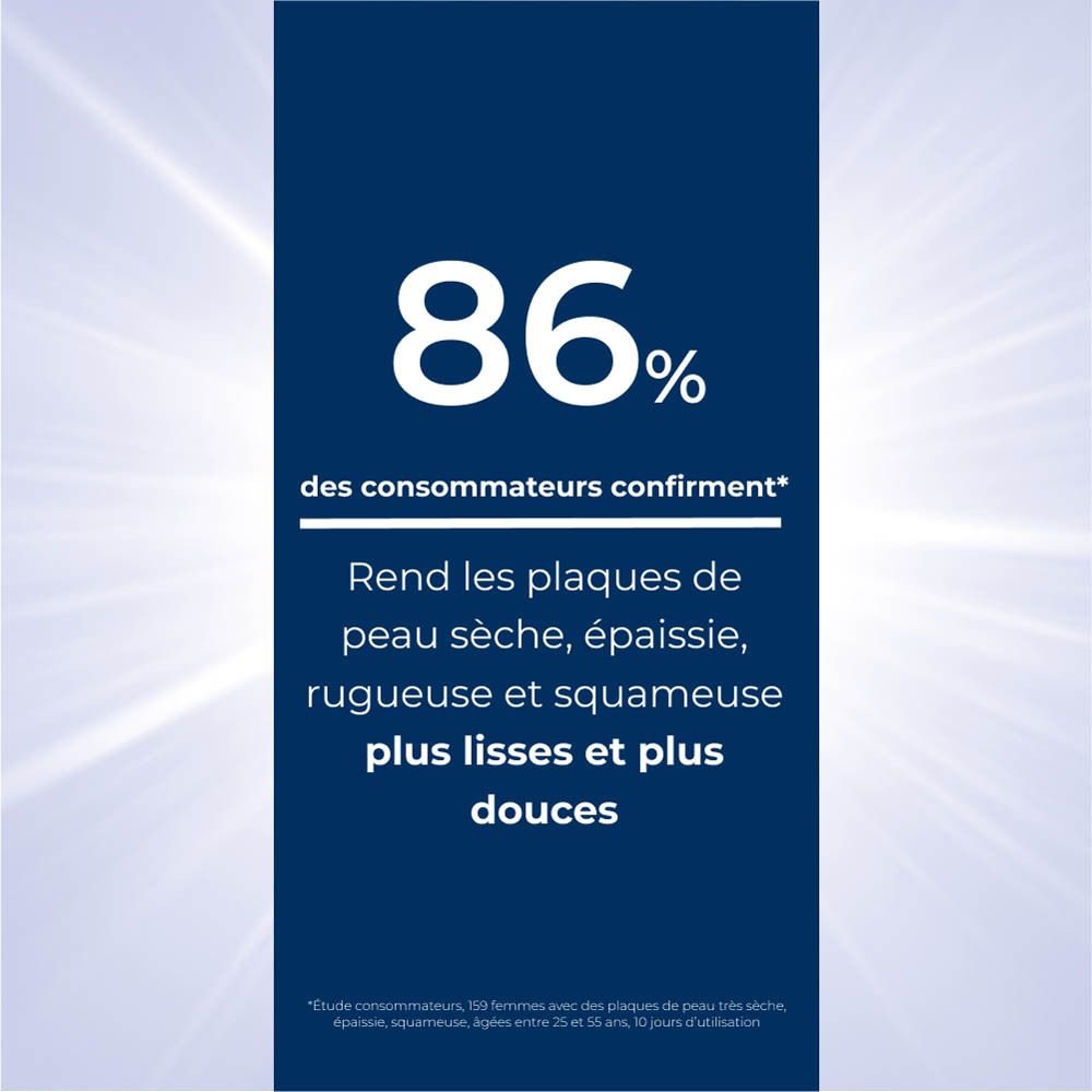 86% des consommateurs confirment. Texte sur peau plus lisse et douce. Texte en français.