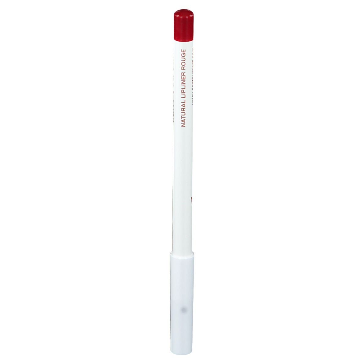 Witte lipliner met rode punt. Opschrift: NATURAL LIPLINER ROUGE.