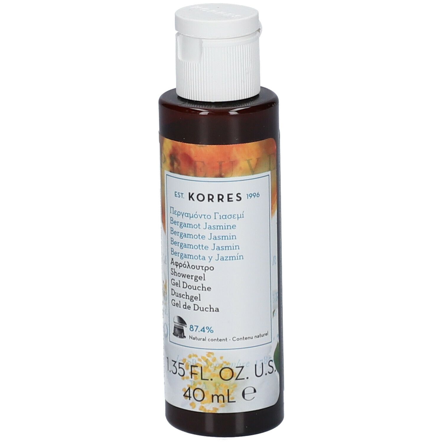 KORRES Gel Douche Bergamote Jasmin 40 ml shopapotheke.ch