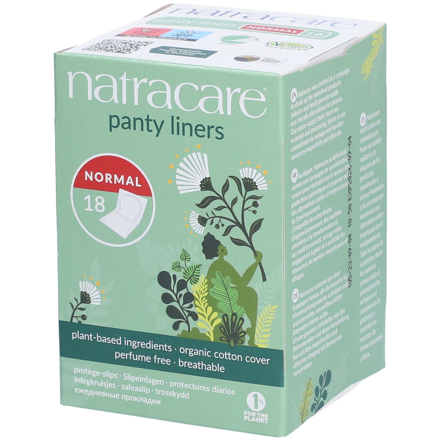 Natracare Inlegkruisjes Normaal 18 St Binden