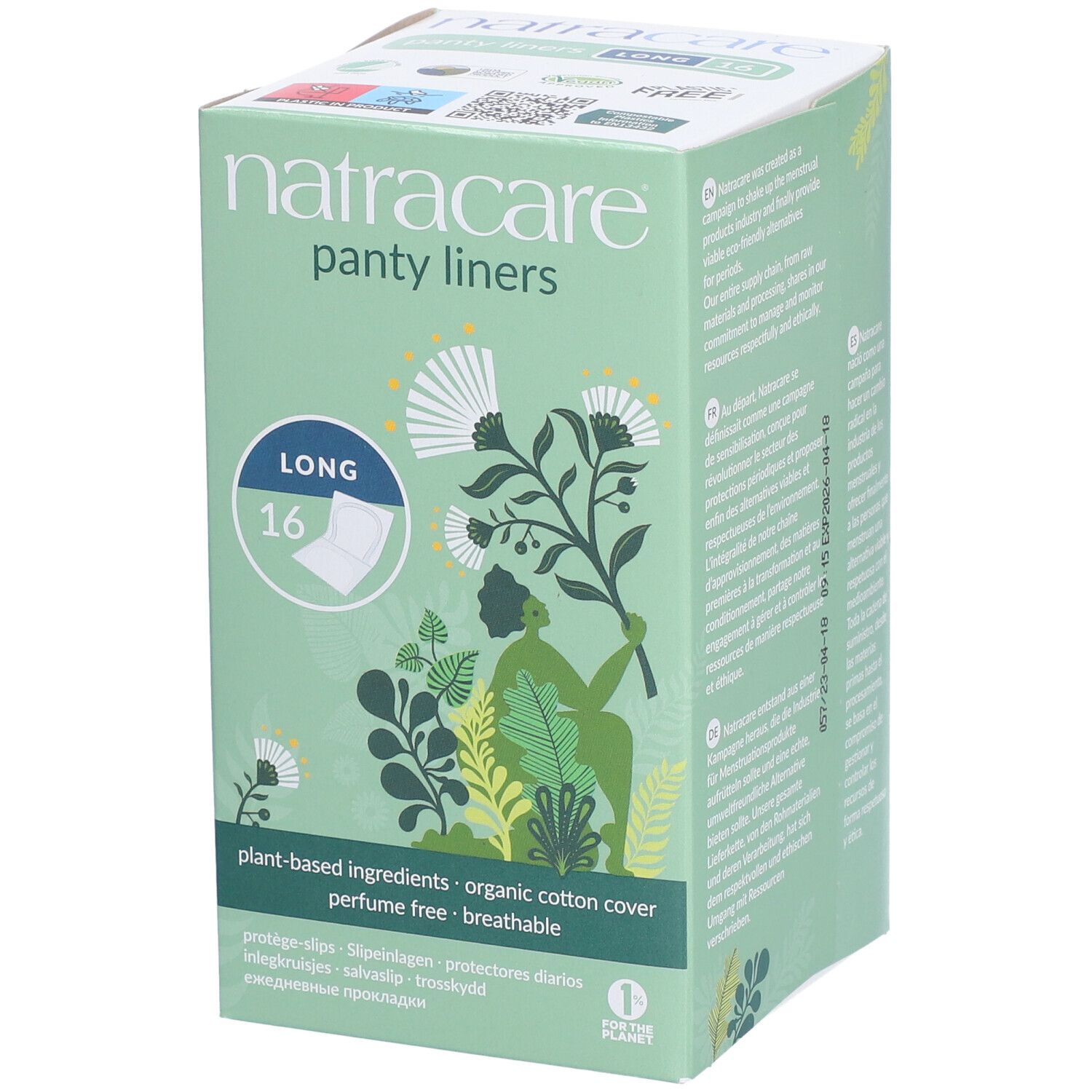 Natracare® Protège-slips Long
