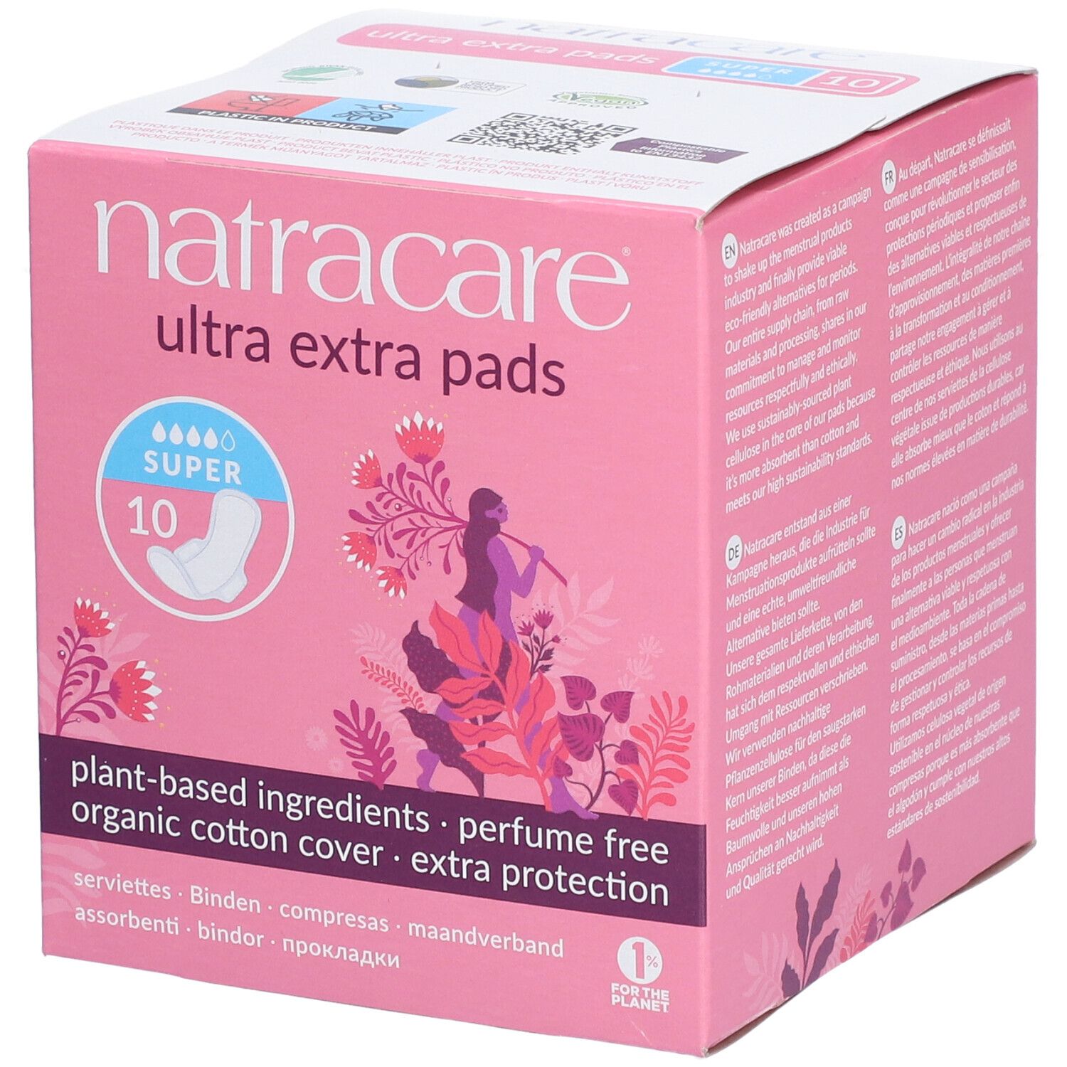 Natracare Serviettes Ultra Extra Super Avec Ailes