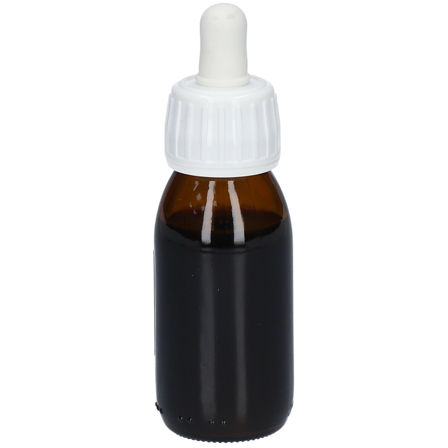 Braune Glasflasche mit weißem Tropfer. Etikett mit Text: Hamamelis, Witch Hazel, Soria Natural. Tropfflasche.