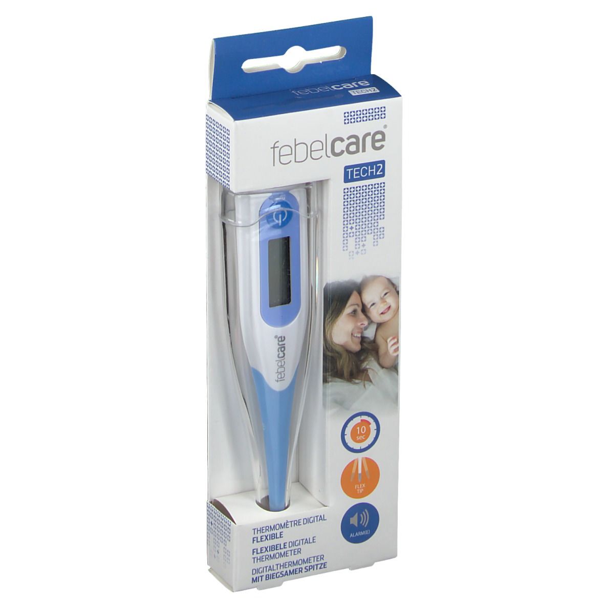 febelcare® Tech2 Thermomètre Digital Flexible