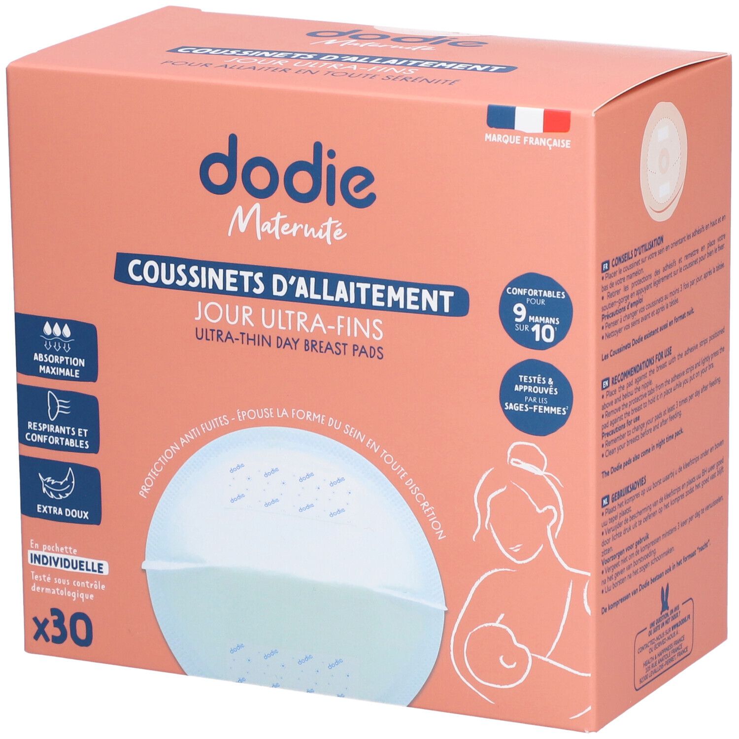 dodie® coussinets d'allaitement jour