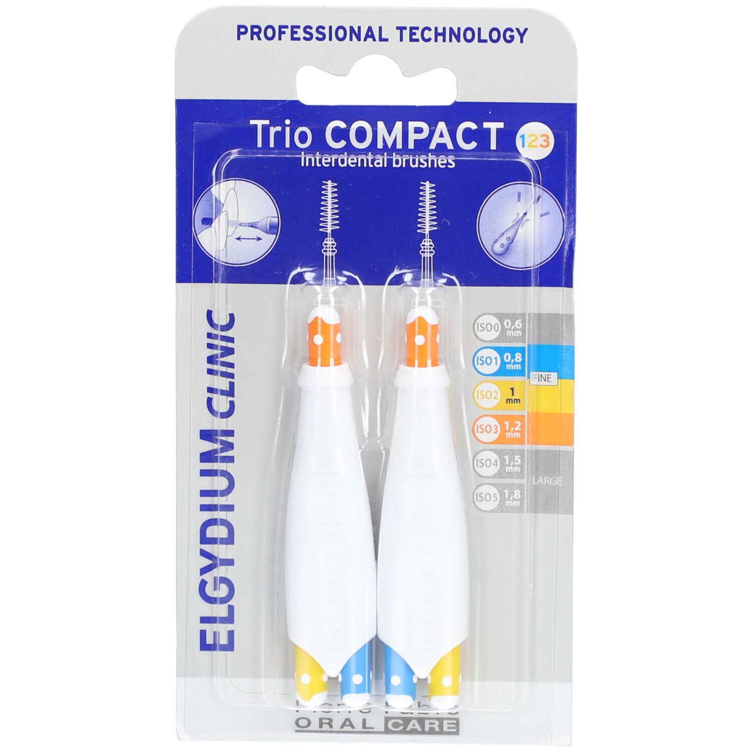 Pierre Fabre Oral Care Brosse interdentaire Elgydium Clinic Trio