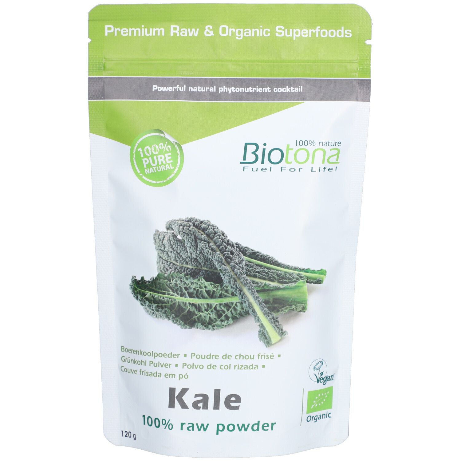 Biotona Kale Raw Powder 120g 120 g Pulver