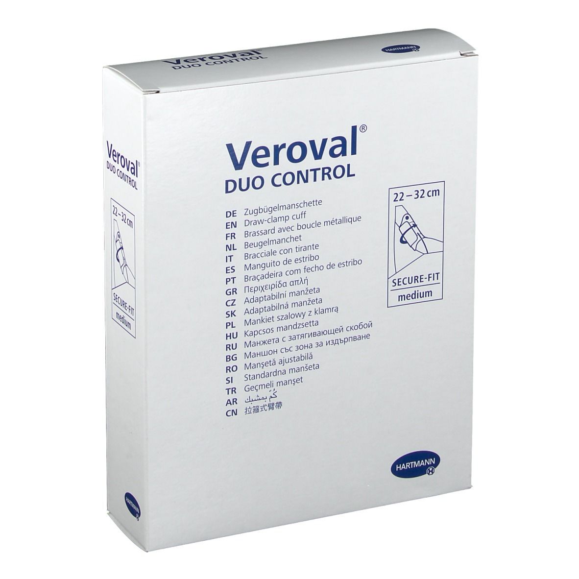 Veroval Duo Control Manschette, Größe M (22-32cm). Für Blutdruckmessgeräte.
