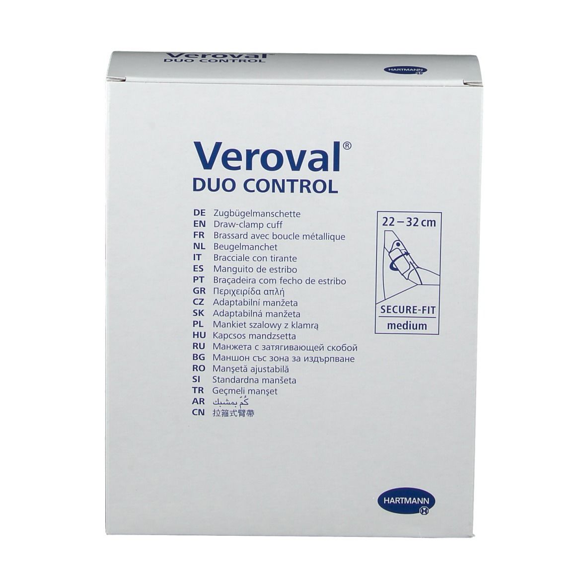 Veroval Duo Control Manschette für Oberarmumfang 22-32 cm.