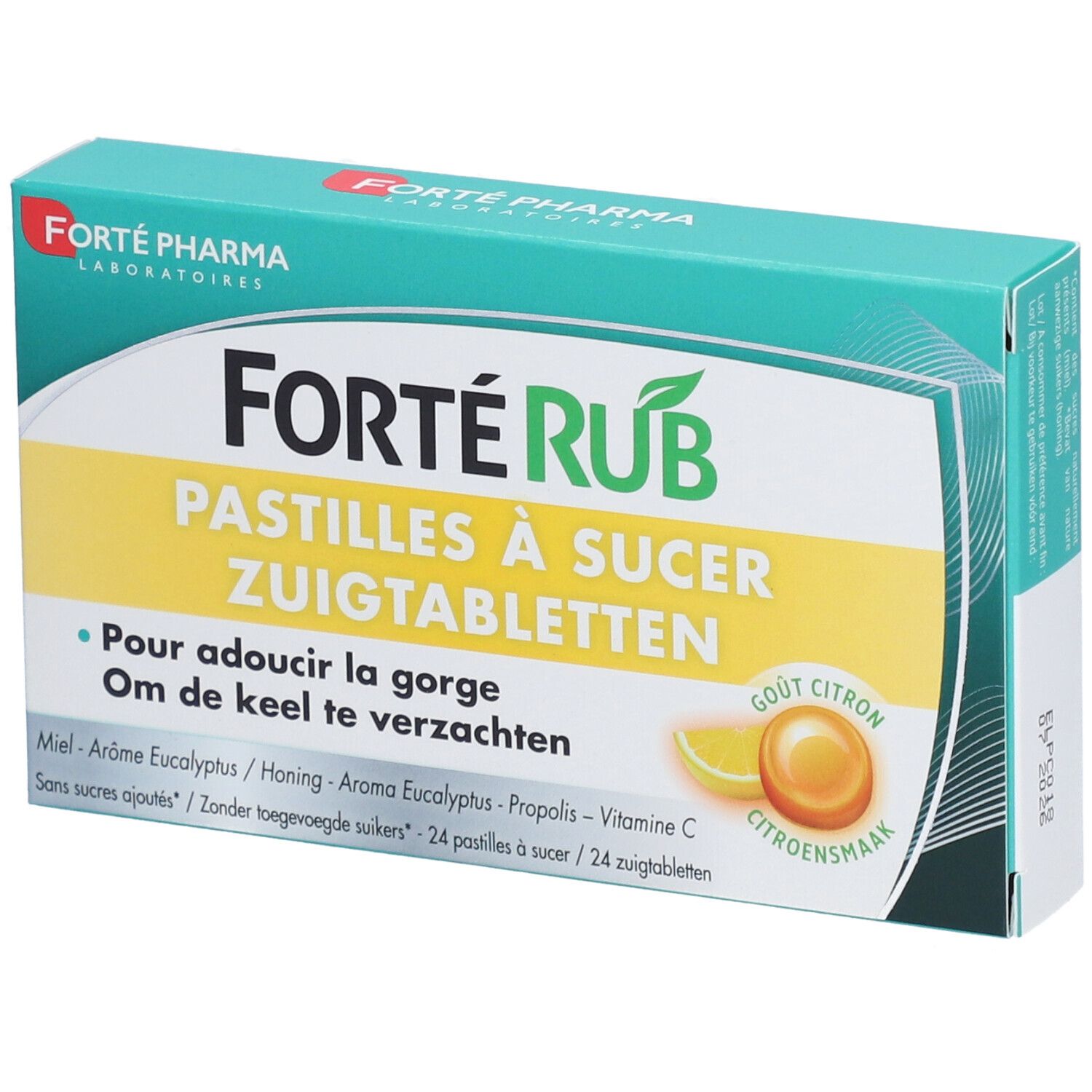 Forte Pharma Forté Rub pastilles à sucer goût Citron