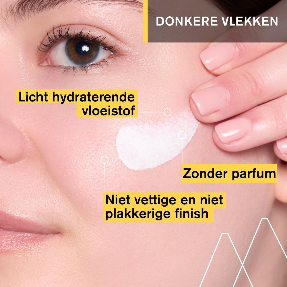 Gezicht met crème. Lichte, niet-vette textuur. Zonder parfum.