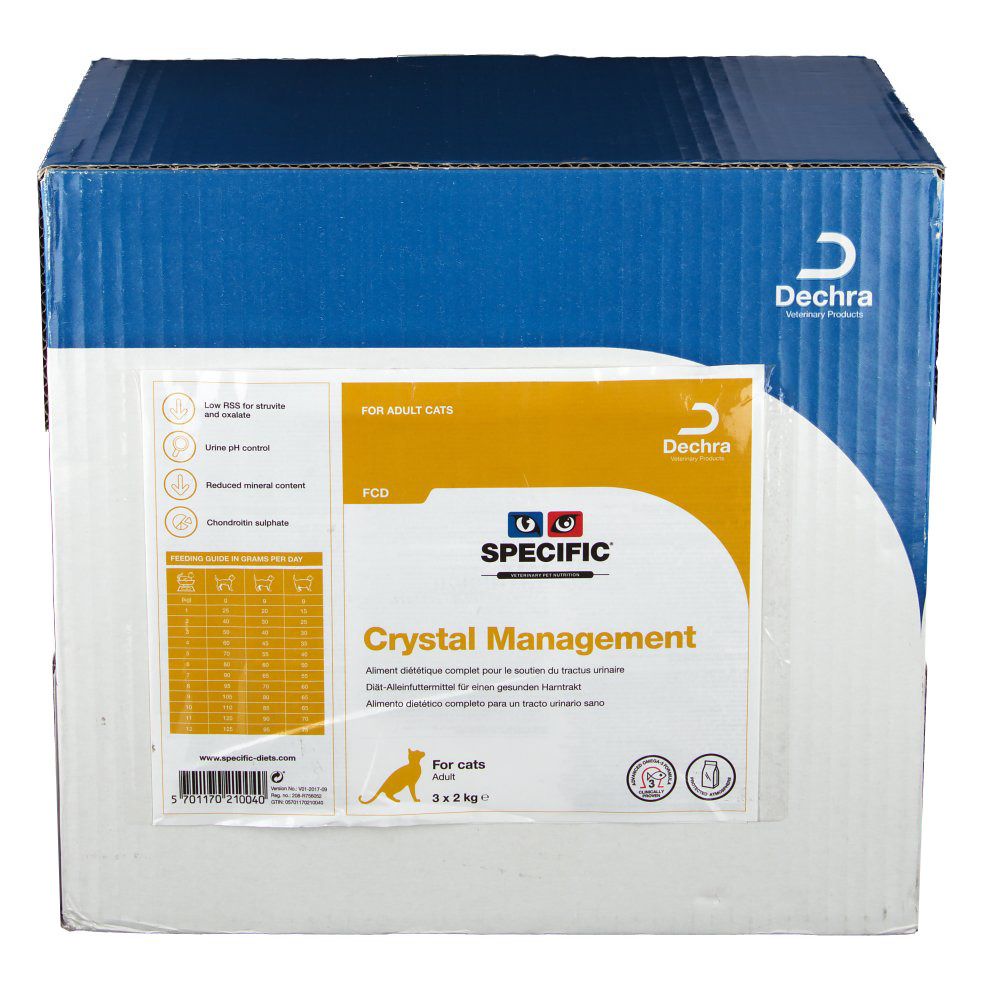 Specific® FCD Crystal Management Chat Adulte