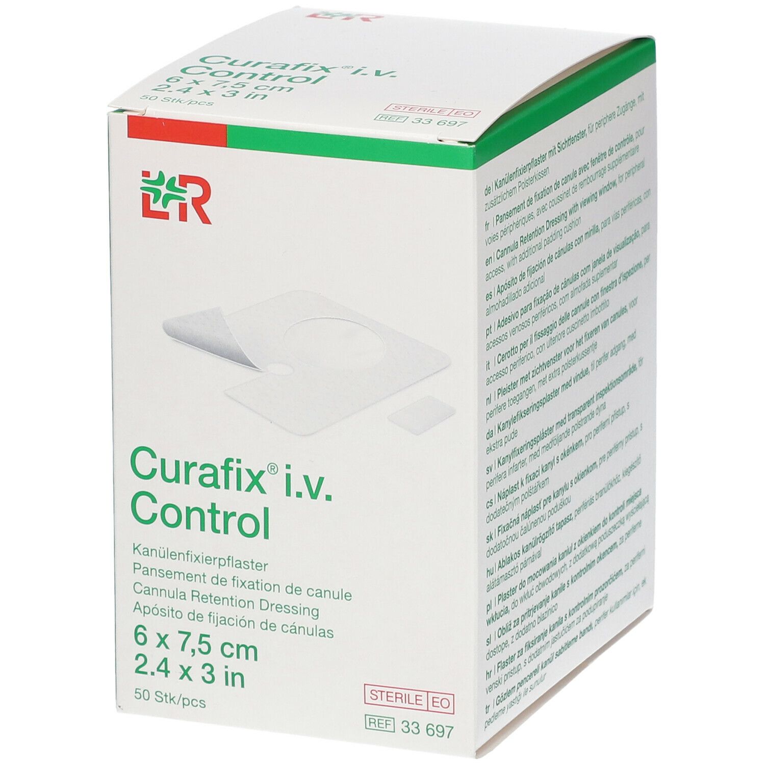 L&R Curafix i.v.® Control 6 x 7,5 cm