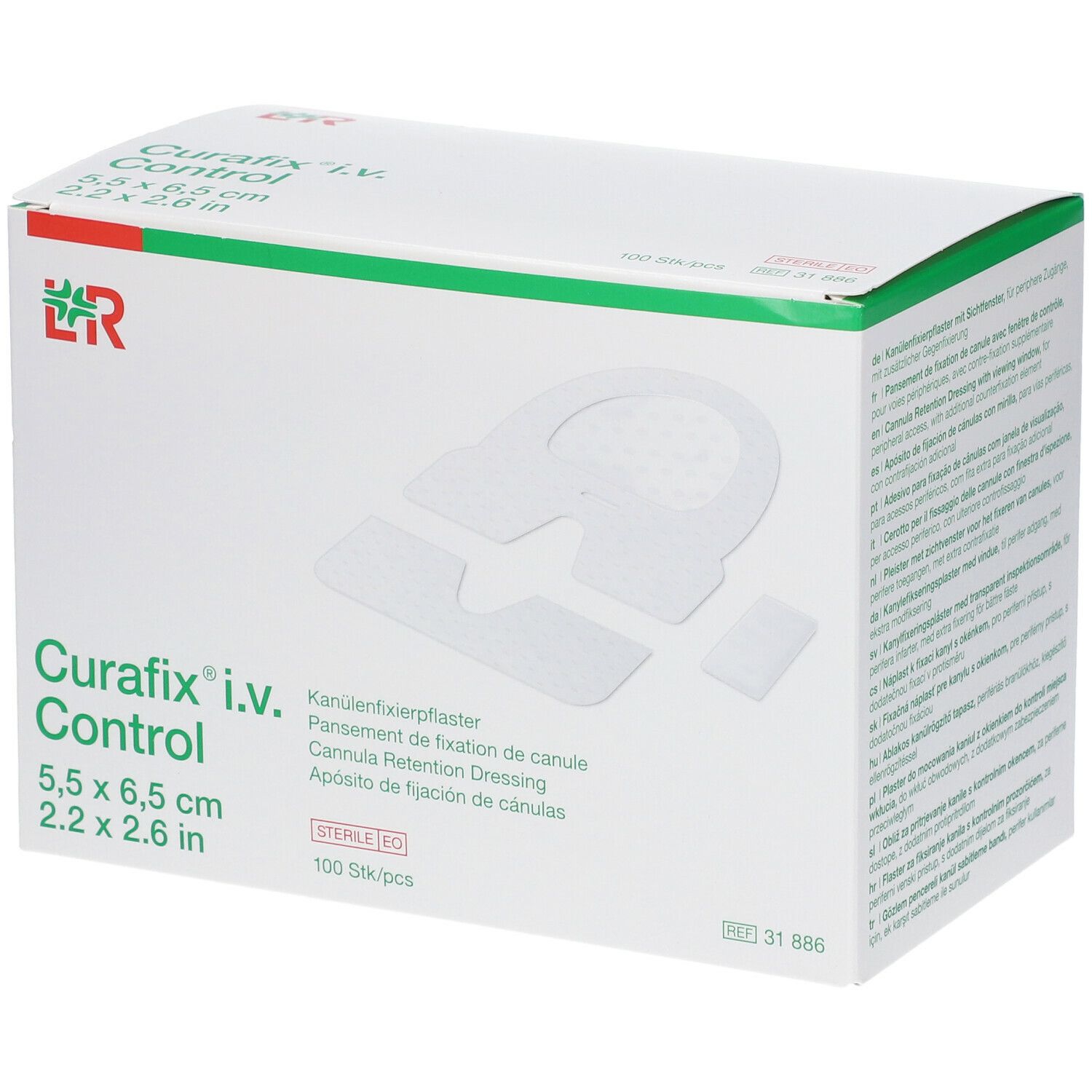 L&R Curafix i.v.® Control 5,5 x 6,5 cm