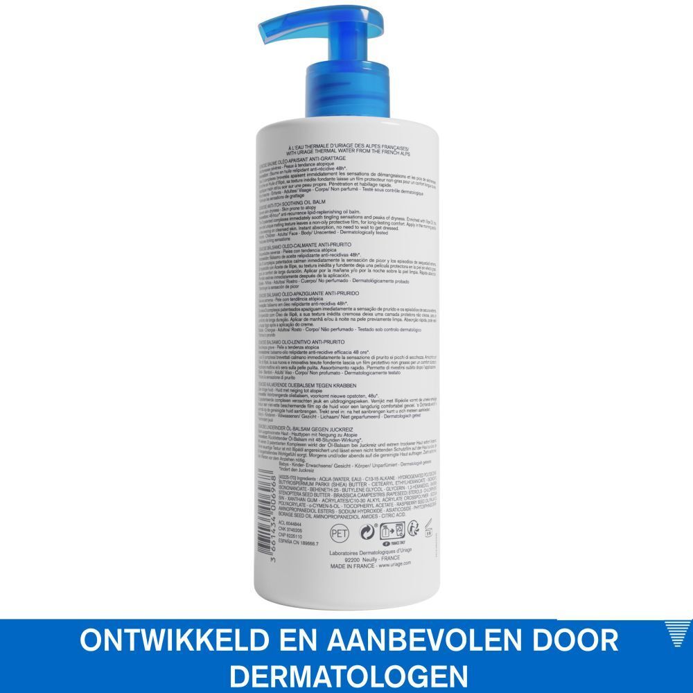 Landschap. Tekst: Aanbevolen door dermatologen. Voor kankerpatiënten. Zonder parfum. Hoge tolerantie.